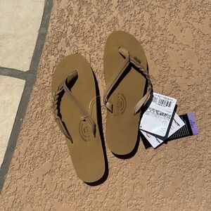 Rainbow flip flops/ sandals